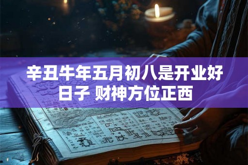 辛丑牛年五月初八是开业好日子 财神方位正西