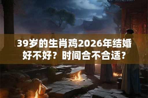39岁的生肖鸡2026年结婚好不好？时间合不合适？