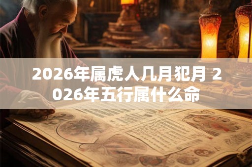 2026年属虎人几月犯月 2026年五行属什么命
