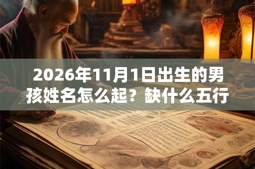 2026年11月1日出生的男孩姓名怎么起？缺什么五行？