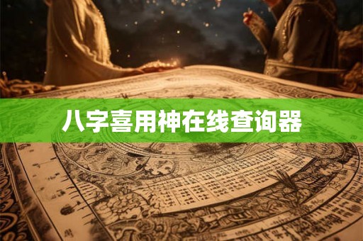八字喜用神在线查询器