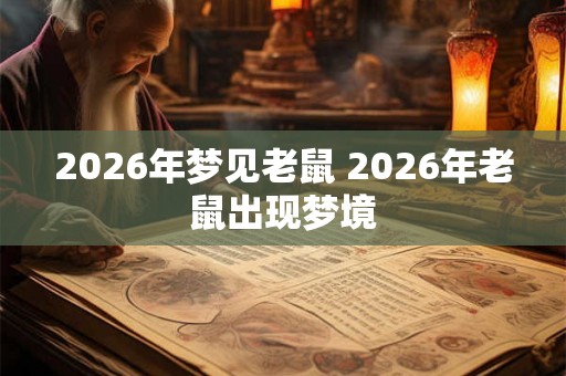 2026年梦见老鼠 2026年老鼠出现梦境
