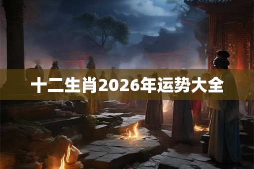 十二生肖2026年运势大全