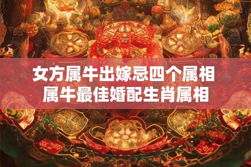 女方属牛出嫁忌四个属相 属牛最佳婚配生肖属相