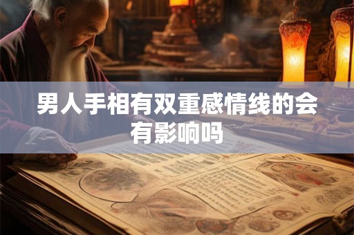 男人手相有双重感情线的会有影响吗