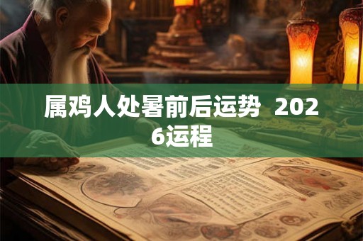属鸡人处暑前后运势  2026运程