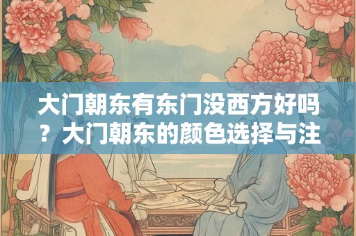 大门朝东有东门没西方好吗？大门朝东的颜色选择与注意事项