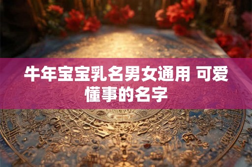 牛年宝宝乳名男女通用 可爱懂事的名字 牛年宝宝乳名男女通用 可爱懂事的名字