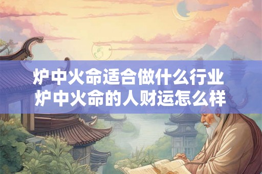 炉中火命适合做什么行业 炉中火命的人财运怎么样