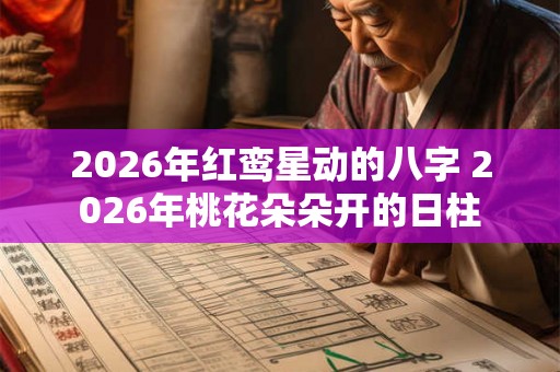 2026年红鸾星动的八字 2026年桃花朵朵开的日柱 2026年红鸾星动的八字 2026年桃花朵朵开的日柱