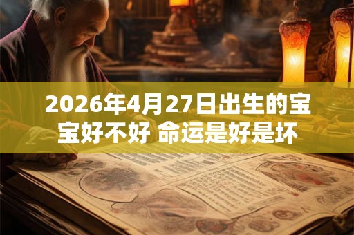2026年4月27日出生的宝宝好不好 命运是好是坏