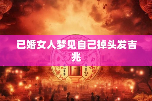 已婚女人梦见自己掉头发吉兆