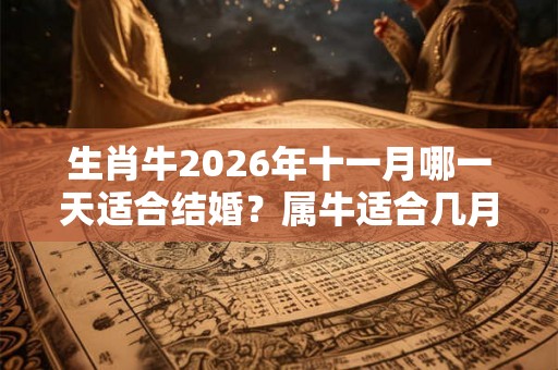 生肖牛2026年十一月哪一天适合结婚？属牛适合几月结婚？