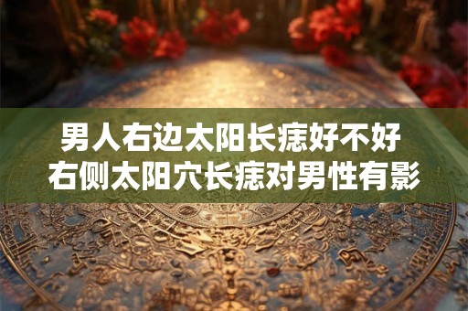 男人右边太阳长痣好不好 右侧太阳穴长痣对男性有影响吗