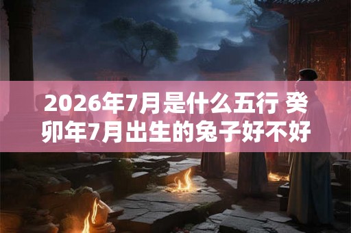 2026年7月是什么五行 癸卯年7月出生的兔子好不好 2026年7月是什么五行 癸卯年7月出生的兔子好不好