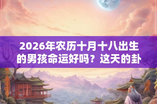 2026年农历十月十八出生的男孩命运好吗？这天的卦象如何？