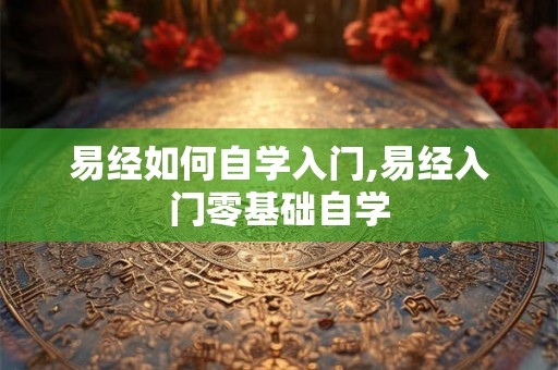 易经如何自学入门,易经入门零基础自学