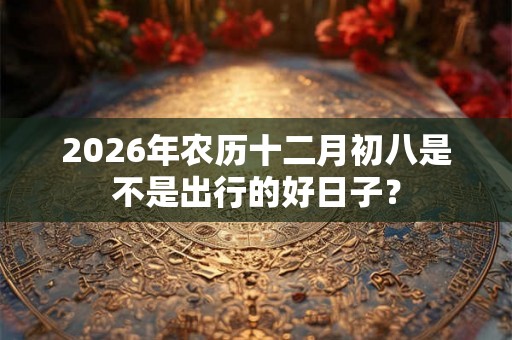 2026年农历十二月初八是不是出行的好日子？