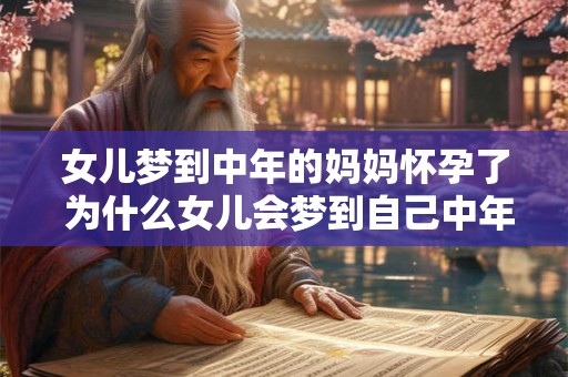 女儿梦到中年的妈妈怀孕了 为什么女儿会梦到自己中年的妈妈怀孕了