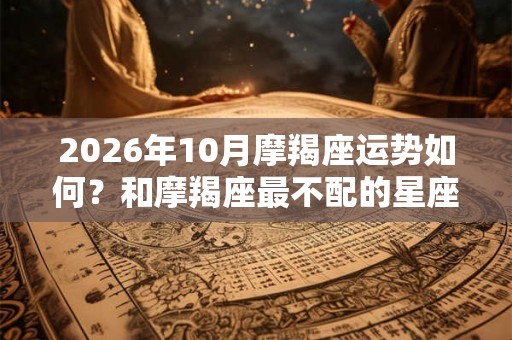 2026年10月摩羯座运势如何?和摩羯座最不配的星座 2026年10月摩羯座运势如何?和摩羯座最不配的星座