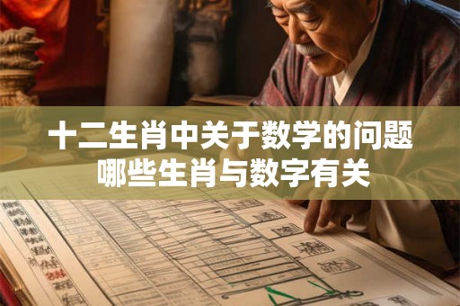 十二生肖中关于数学的问题 哪些生肖与数字有关 十二生肖中关于数学的问题 哪些生肖与数字有关