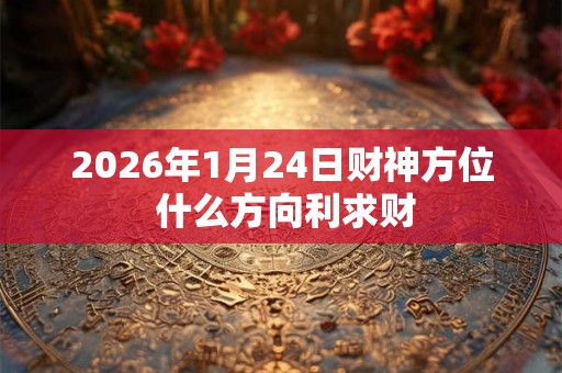2026年1月24日财神方位 什么方向利求财