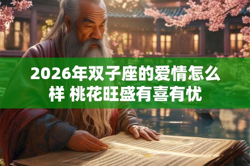 2026年双子座的爱情怎么样 桃花旺盛有喜有忧 2026年双子座的爱情怎么样 桃花旺盛有喜有忧