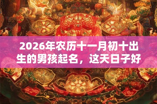 2026年农历十一月初十出生的男孩起名，这天日子好吗？