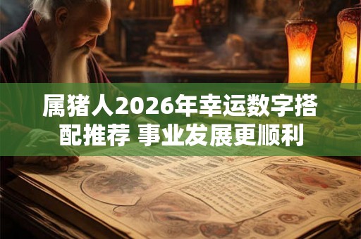 属猪人2026年幸运数字搭配推荐 事业发展更顺利 属猪人2026年幸运数字搭配推荐 事业发展更顺利