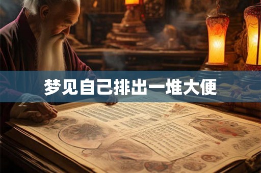 梦见自己排出一堆大便