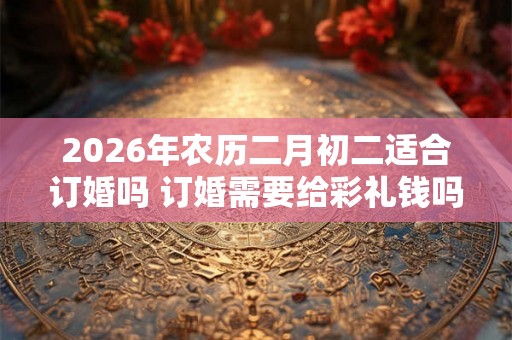 2026年农历二月初二适合订婚吗 订婚需要给彩礼钱吗 2026年农历二月初二适合订婚吗 订婚需要给彩礼钱吗