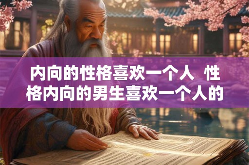 内向的性格喜欢一个人  性格内向的男生喜欢一个人的表现