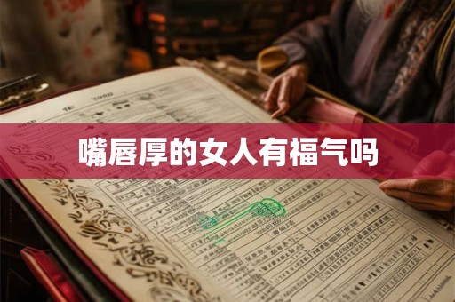 嘴唇厚的女人有福气吗