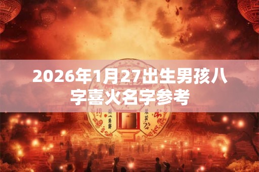 2026年1月27出生男孩八字喜火名字参考 2026年1月27出生男孩八字喜火名字参考