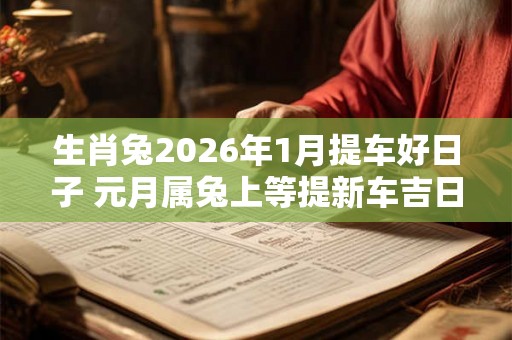生肖兔2026年1月提车好日子 元月属兔上等提新车吉日