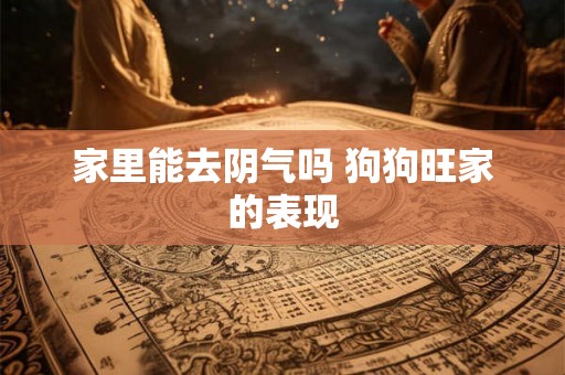 家里能去阴气吗 狗狗旺家的表现