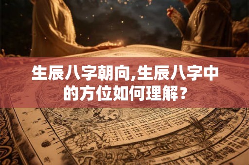 生辰八字朝向,生辰八字中的方位如何理解？