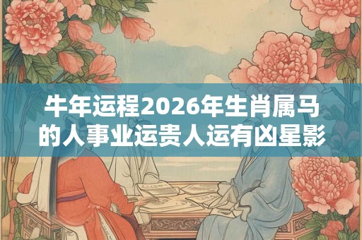 牛年运程2026年生肖属马的人事业运贵人运有凶星影响