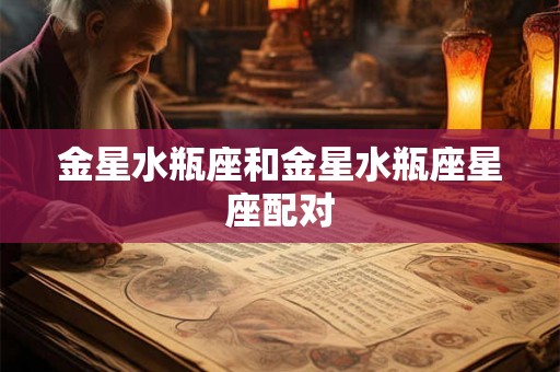 金星水瓶座和金星水瓶座星座配对 金星水瓶座和金星水瓶座星座配对