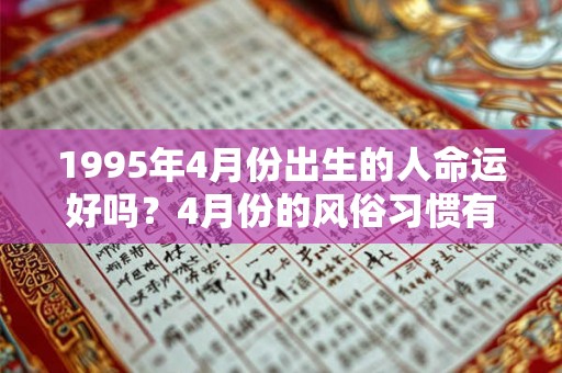 1995年4月份出生的人命运好吗？4月份的风俗习惯有哪些？