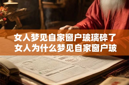女人梦见自家窗户玻璃碎了 女人为什么梦见自家窗户玻璃碎了
