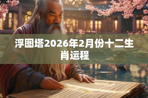 浮图塔2026年2月份十二生肖运程