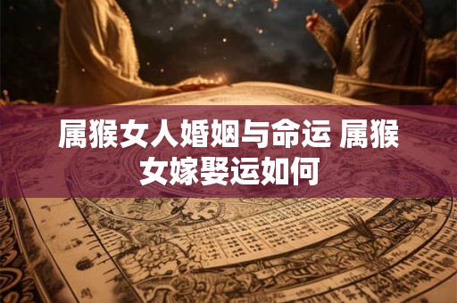 属猴女人婚姻与命运 属猴女嫁娶运如何