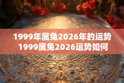 1999年属兔2026年的运势 1999属兔2026运势如何