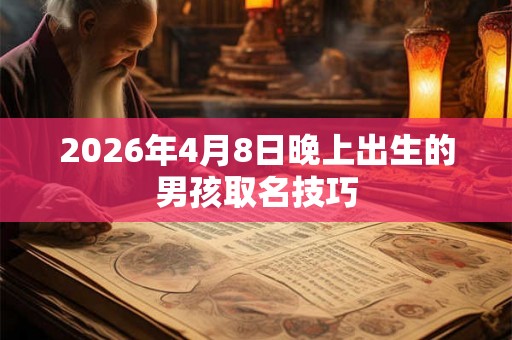 2026年4月8日晚上出生的男孩取名技巧