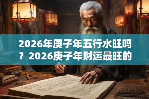 2026年庚子年五行水旺吗？2026庚子年财运最旺的五种人
