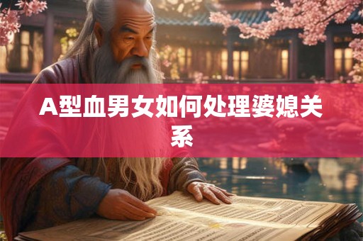 A型血男女如何处理婆媳关系