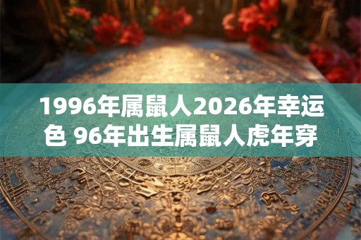 1996年属鼠人2026年幸运色 96年出生属鼠人虎年穿什么颜色衣服好 1996年属鼠人2026年幸运色 96年出生属鼠人虎年穿什么颜色衣服好