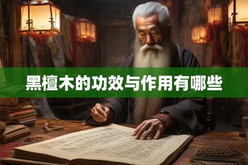 黑檀木的功效与作用有哪些 黑檀木的功效与作用有哪些