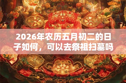 2026年农历五月初二的日子如何，可以去祭祖扫墓吗？
